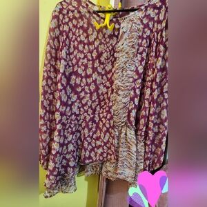 Logo by Lori Goldstein Boho Plus Top